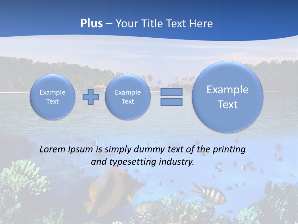 Coral Reef Eilat PowerPoint Template
