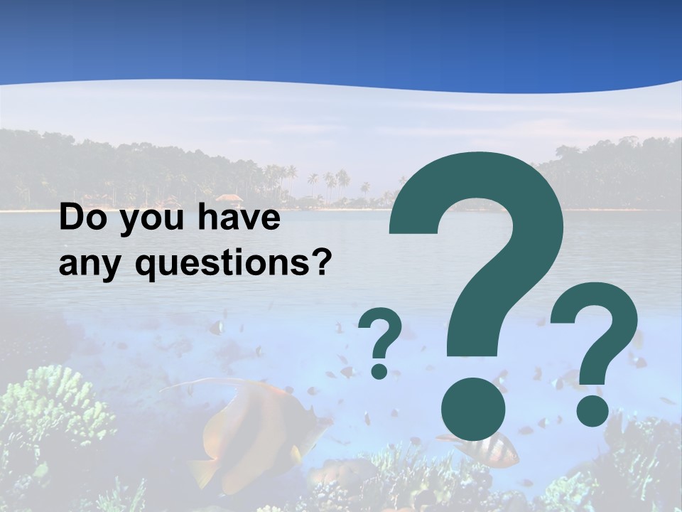 Coral Reef Eilat PowerPoint Template