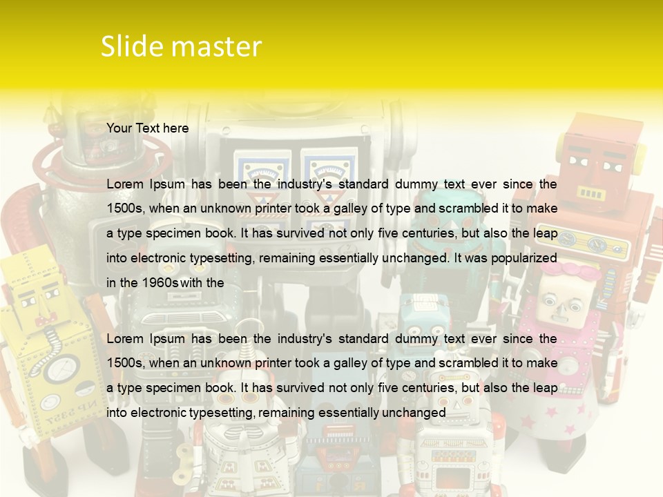 Toy Robots PowerPoint Template