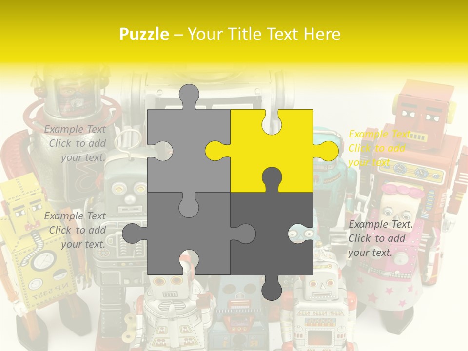 Toy Robots PowerPoint Template