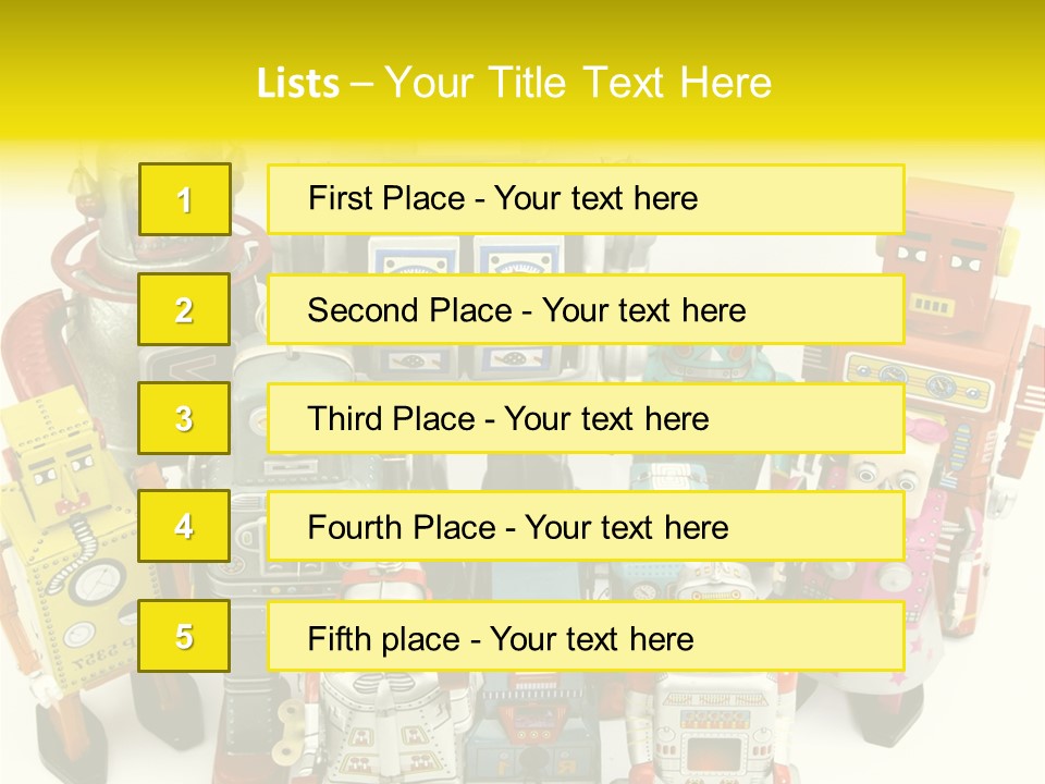 Toy Robots PowerPoint Template