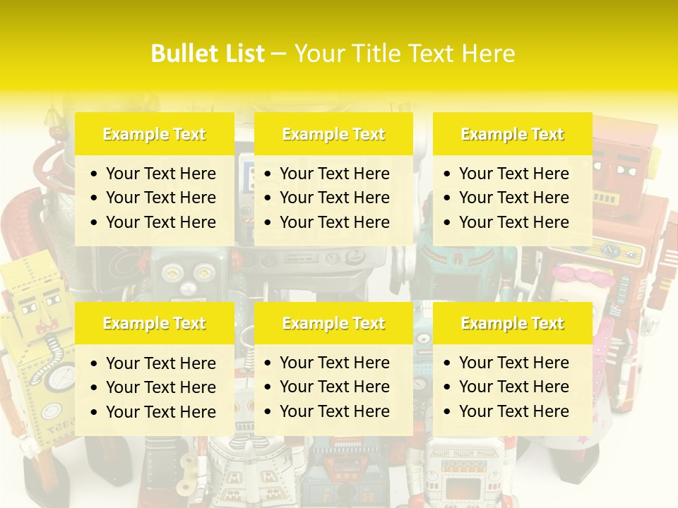 Toy Robots PowerPoint Template