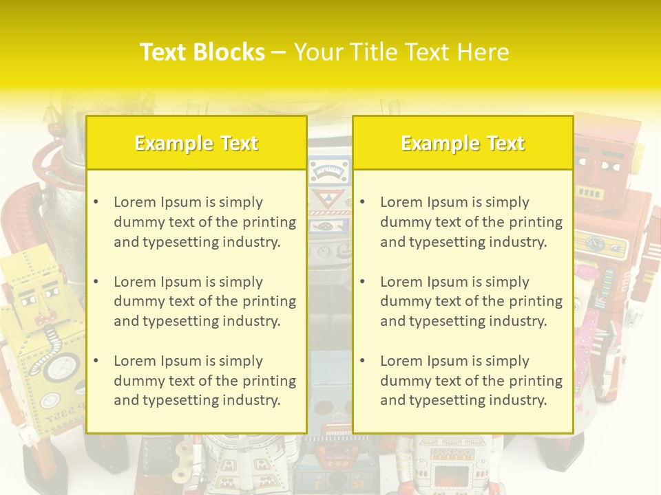 Toy Robots PowerPoint Template