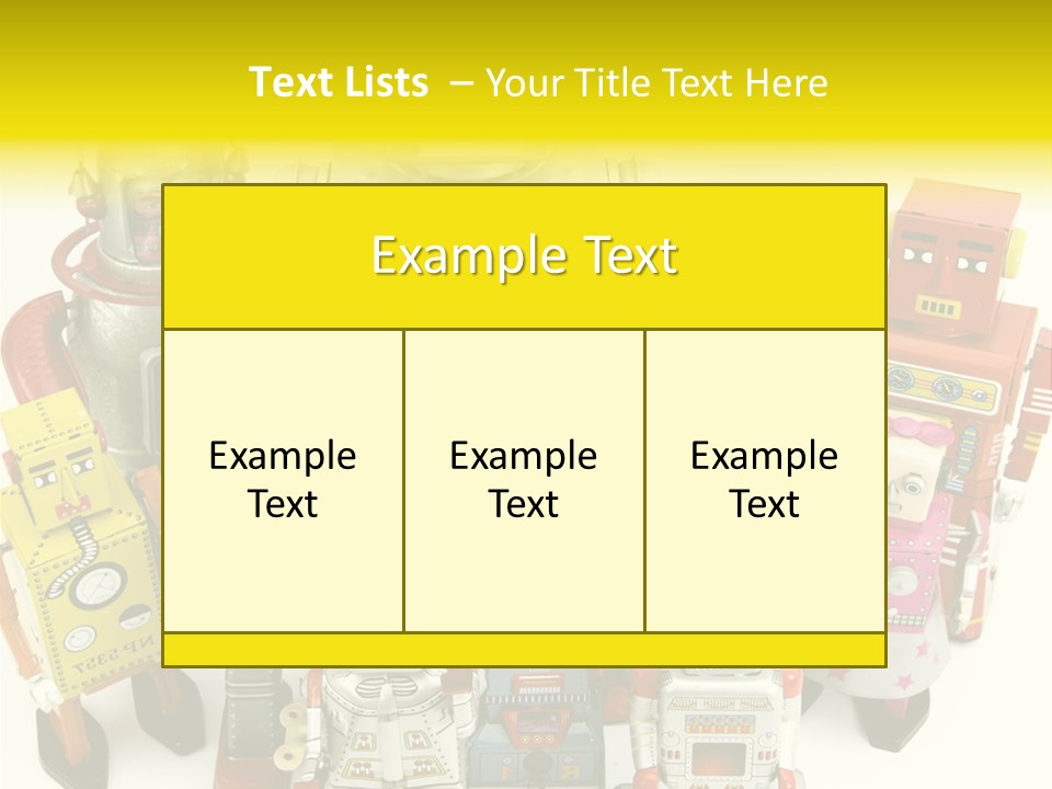 Toy Robots PowerPoint Template
