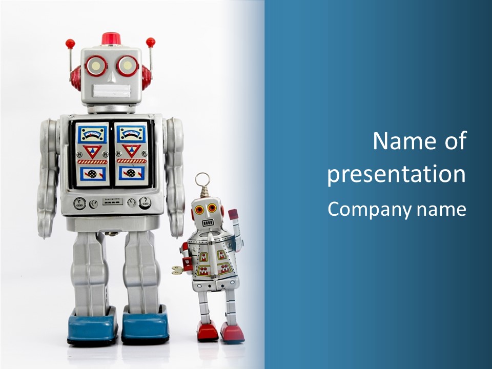 Retro Robot PowerPoint Template