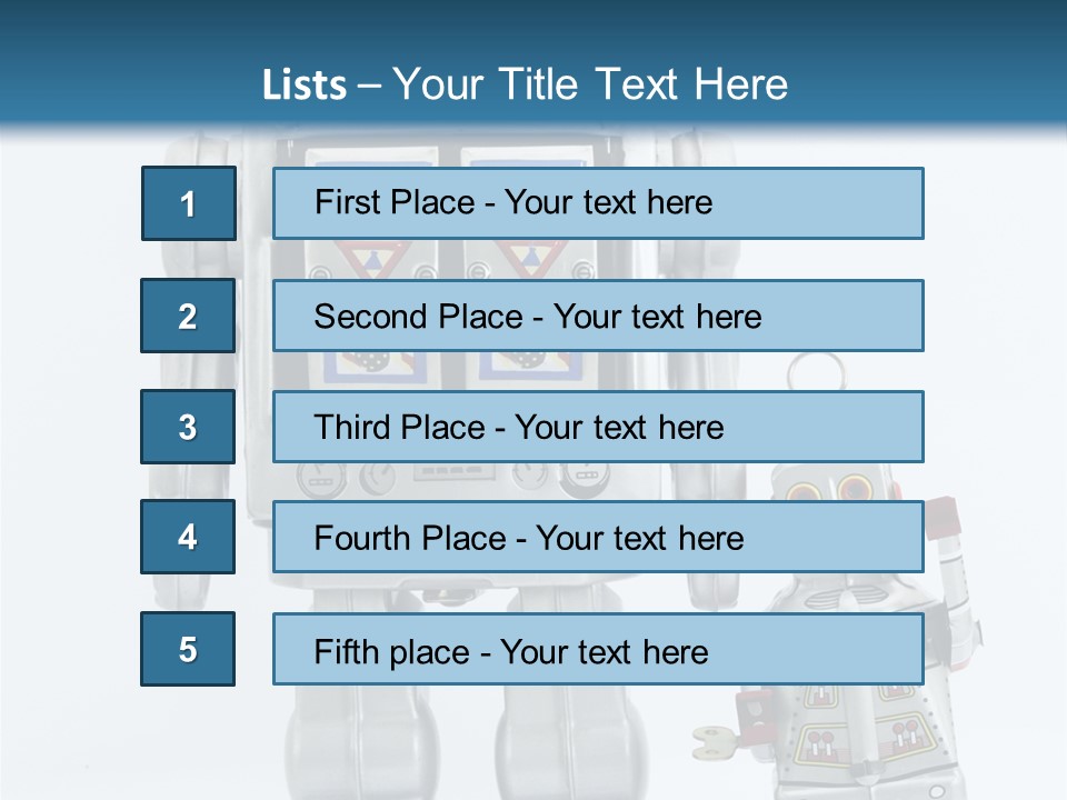 Retro Robot PowerPoint Template