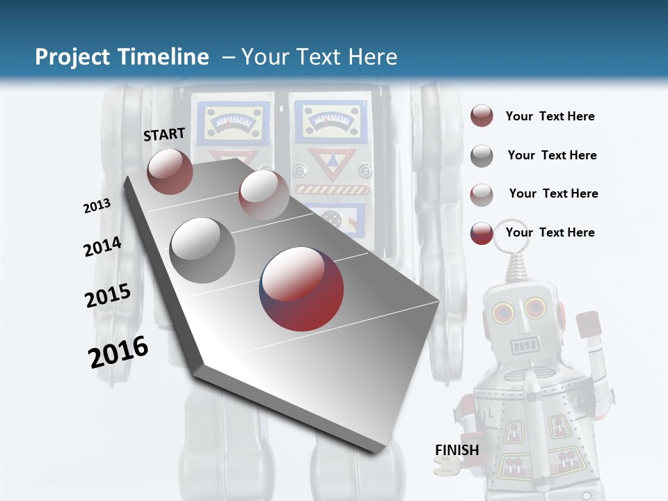 Retro Robot PowerPoint Template