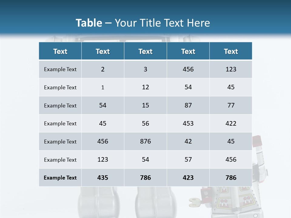 Retro Robot PowerPoint Template
