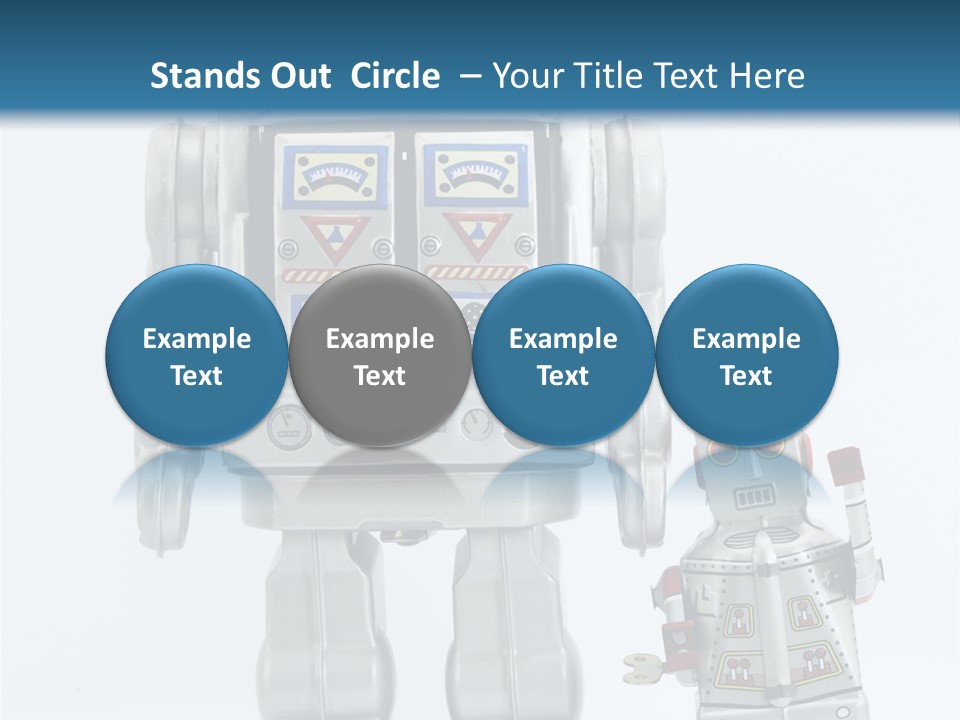Retro Robot PowerPoint Template