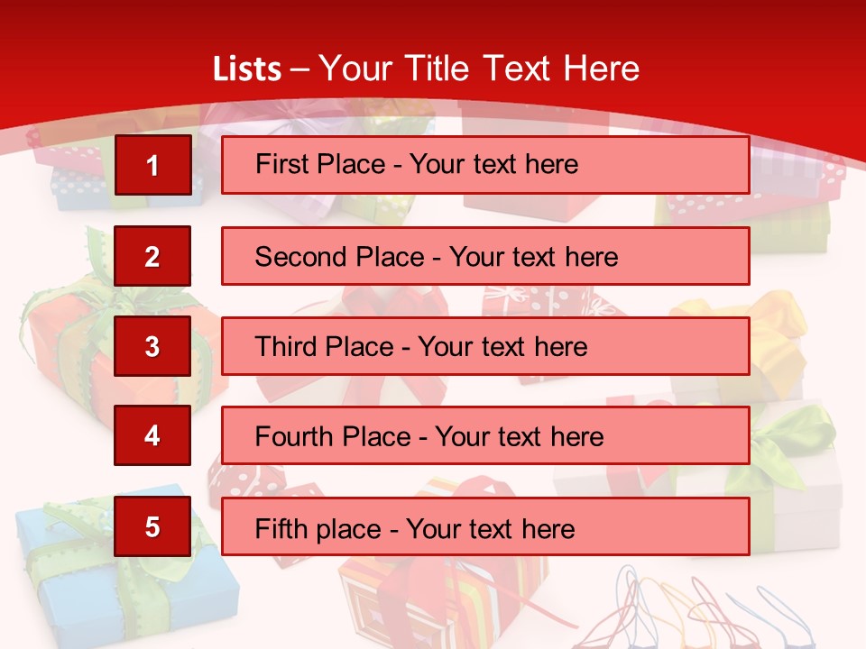 Background Color Holiday PowerPoint Template