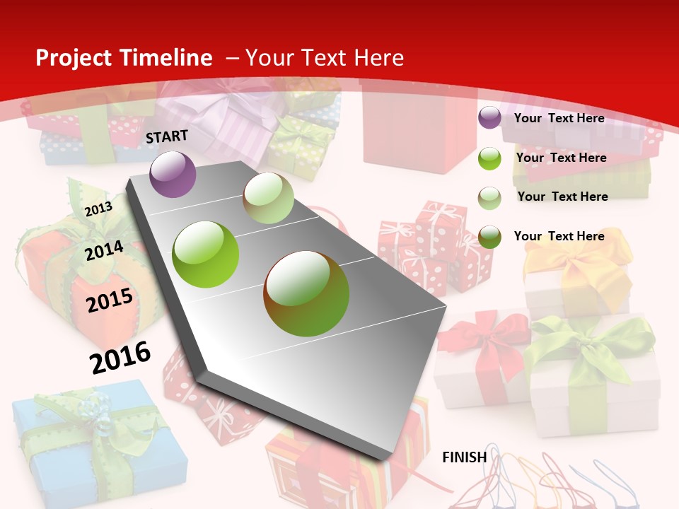 Background Color Holiday PowerPoint Template