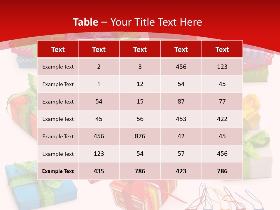 Background Color Holiday PowerPoint Template