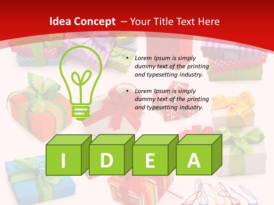 Background Color Holiday PowerPoint Template