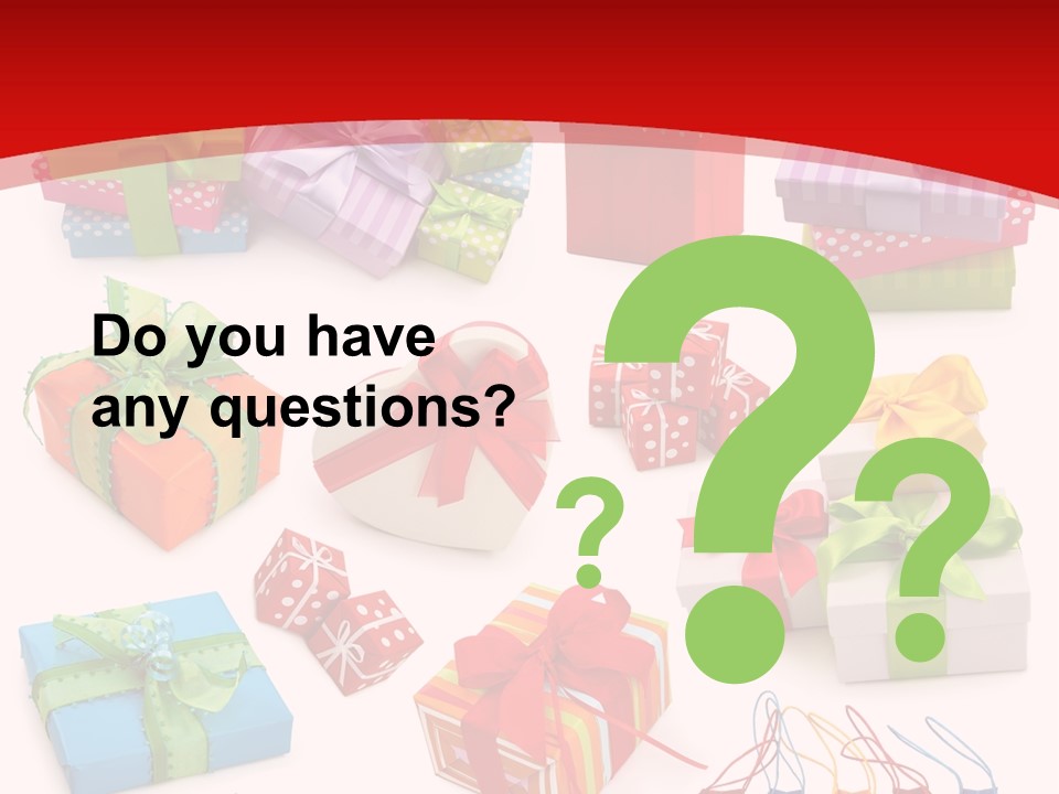 Background Color Holiday PowerPoint Template