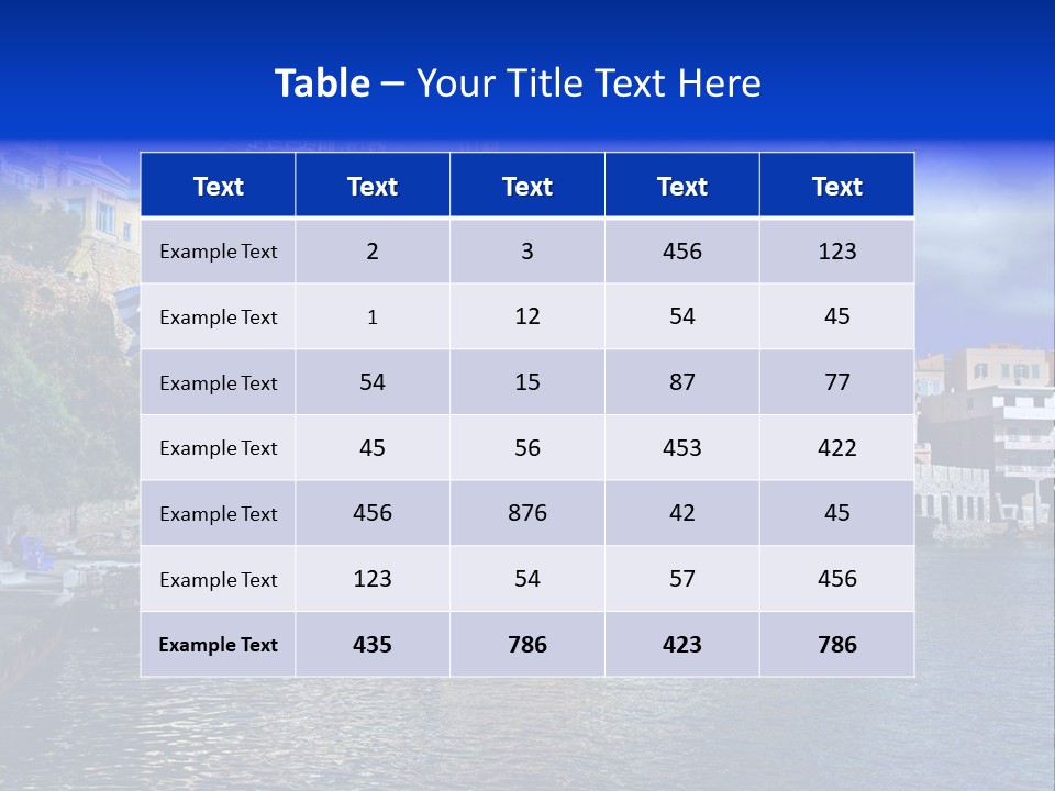 Beautiful Greece PowerPoint Template