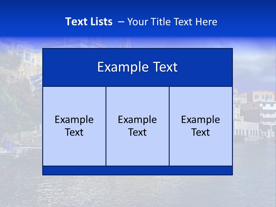 Beautiful Greece PowerPoint Template
