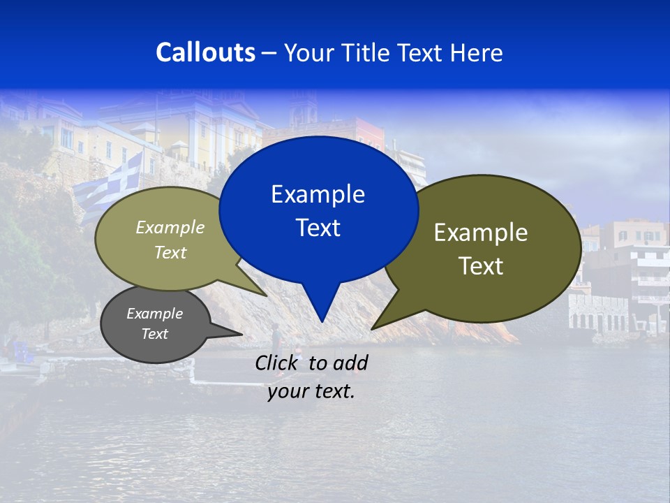 Beautiful Greece PowerPoint Template