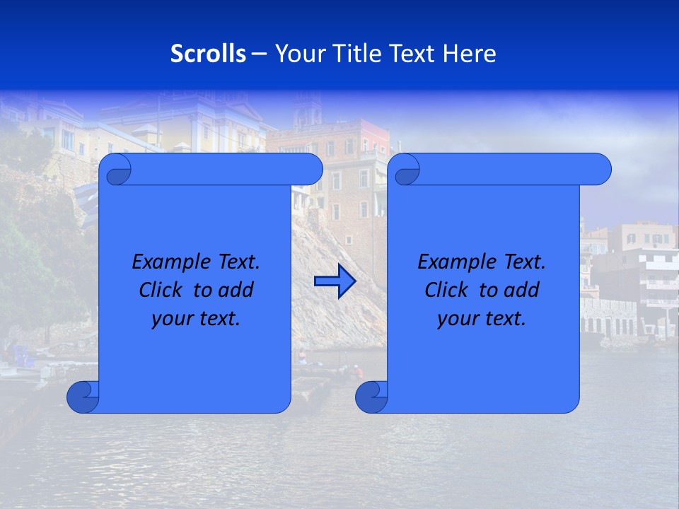 Beautiful Greece PowerPoint Template