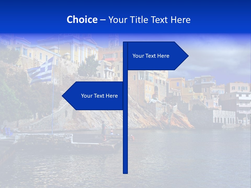 Beautiful Greece PowerPoint Template