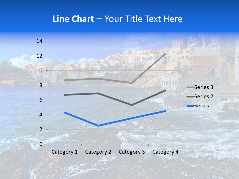 Scenic Blue People PowerPoint Template