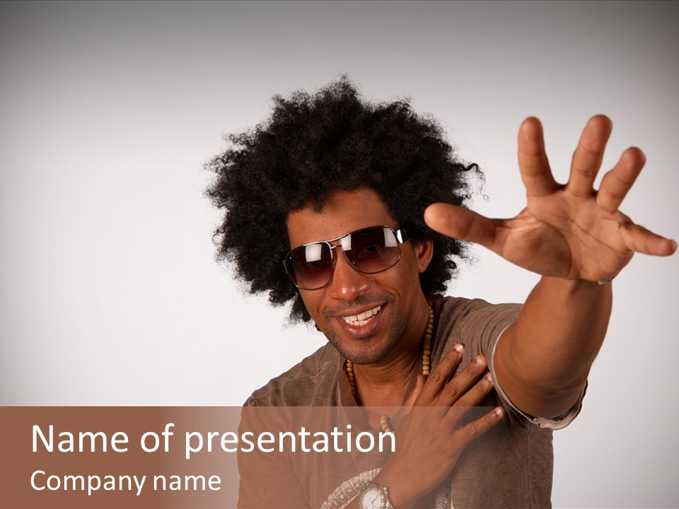 Urban Hip Hands PowerPoint Template