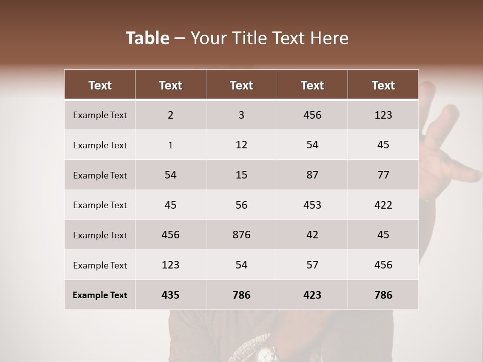 Urban Hip Hands PowerPoint Template