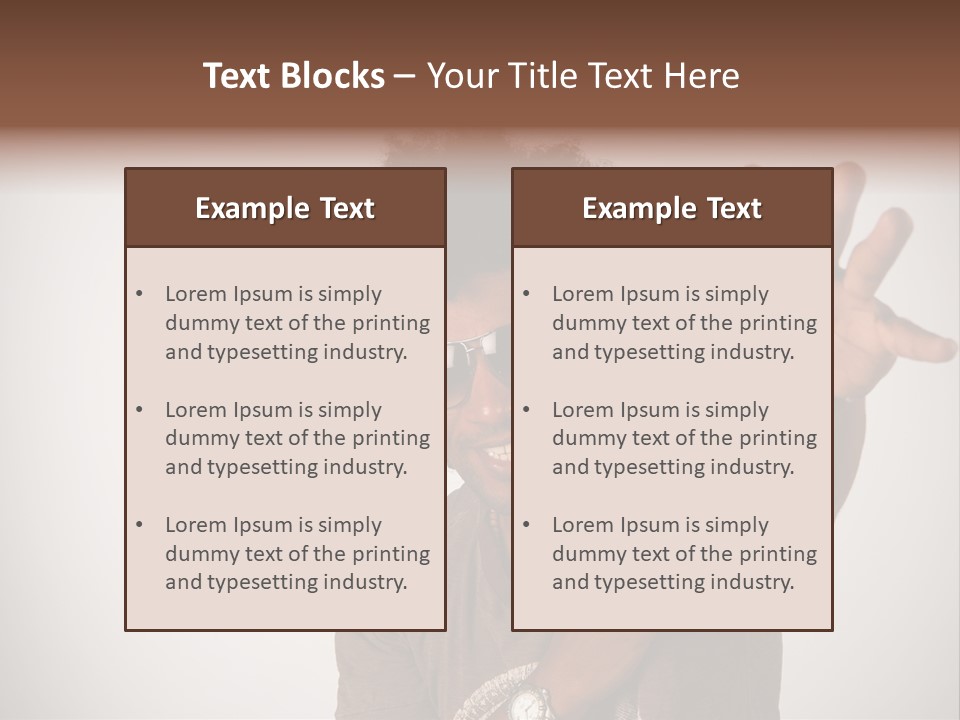 Urban Hip Hands PowerPoint Template