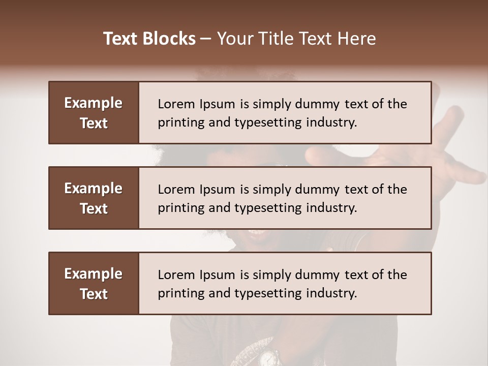 Urban Hip Hands PowerPoint Template