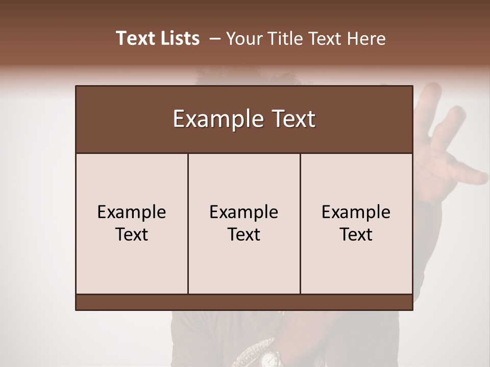 Urban Hip Hands PowerPoint Template