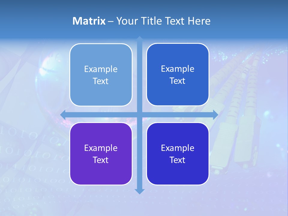 Communicate Optic Networking PowerPoint Template