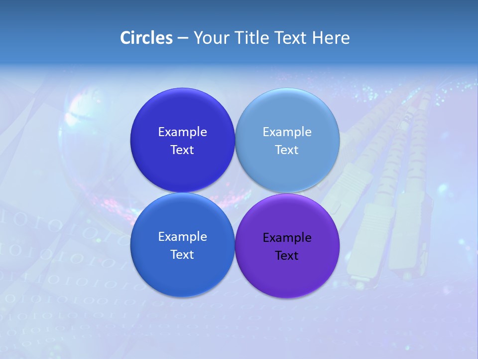 Communicate Optic Networking PowerPoint Template