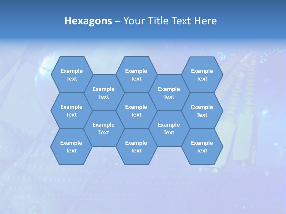 Communicate Optic Networking PowerPoint Template