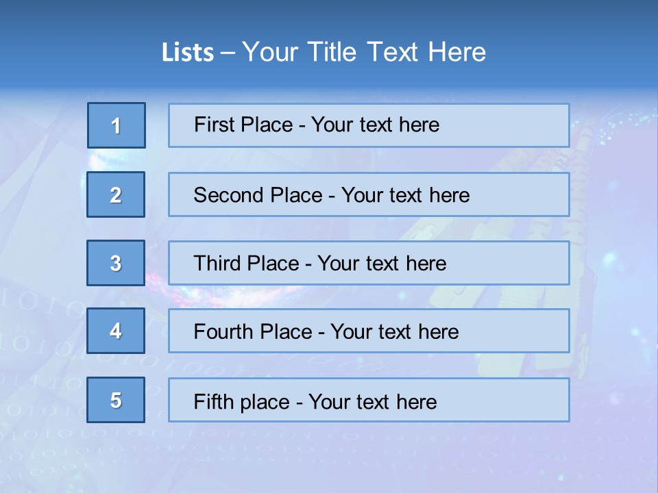 Communicate Optic Networking PowerPoint Template