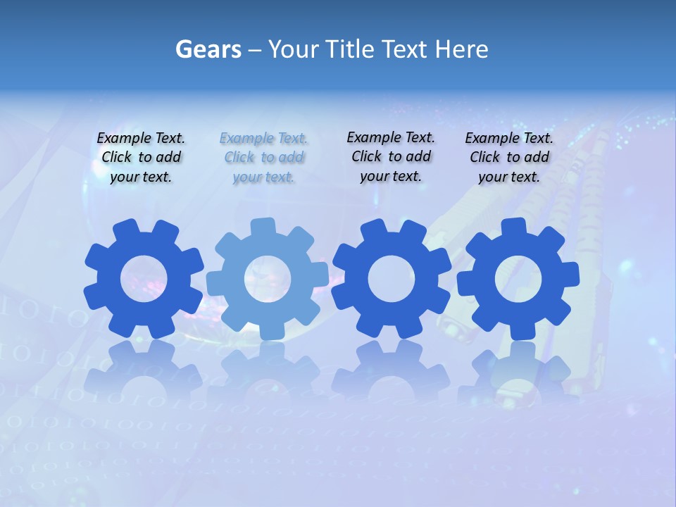 Communicate Optic Networking PowerPoint Template