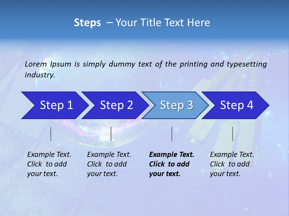 Communicate Optic Networking PowerPoint Template