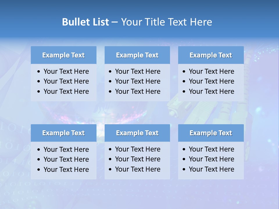 Communicate Optic Networking PowerPoint Template