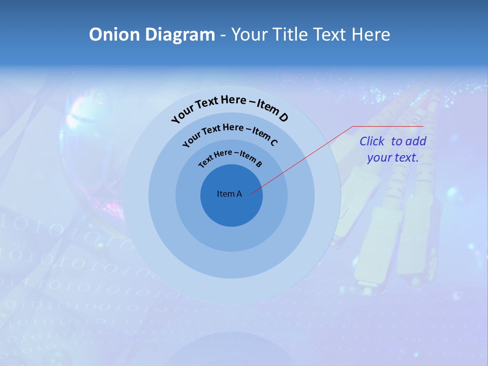 Communicate Optic Networking PowerPoint Template