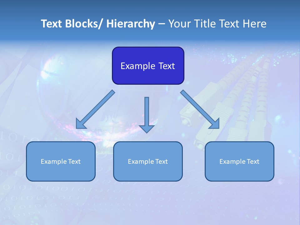 Communicate Optic Networking PowerPoint Template