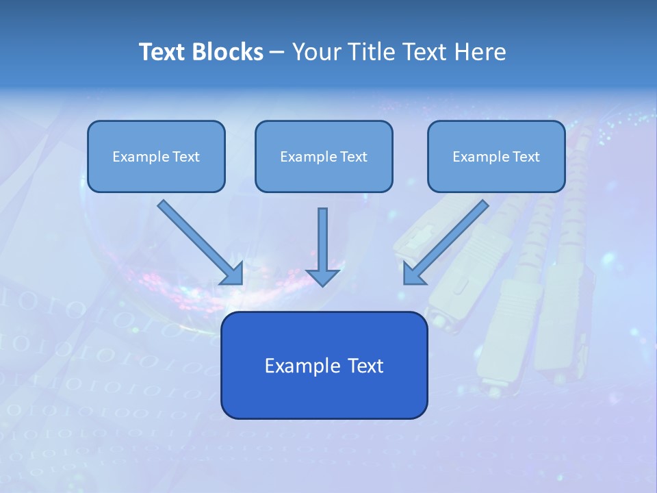 Communicate Optic Networking PowerPoint Template