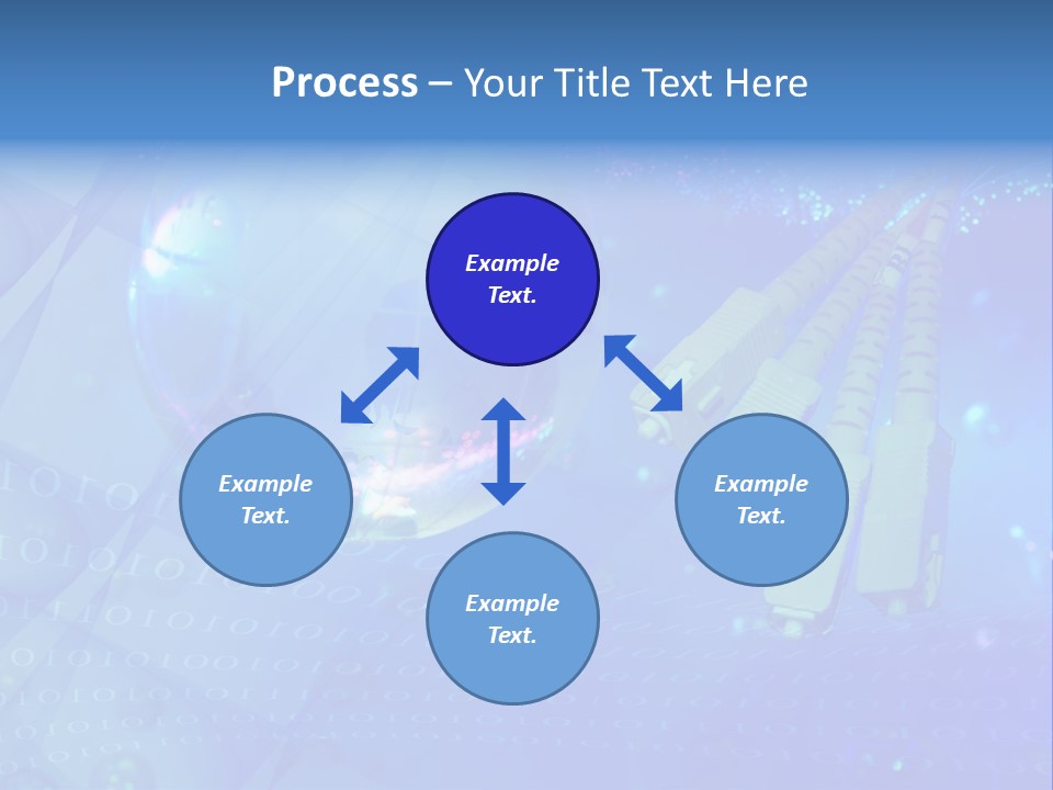 Communicate Optic Networking PowerPoint Template