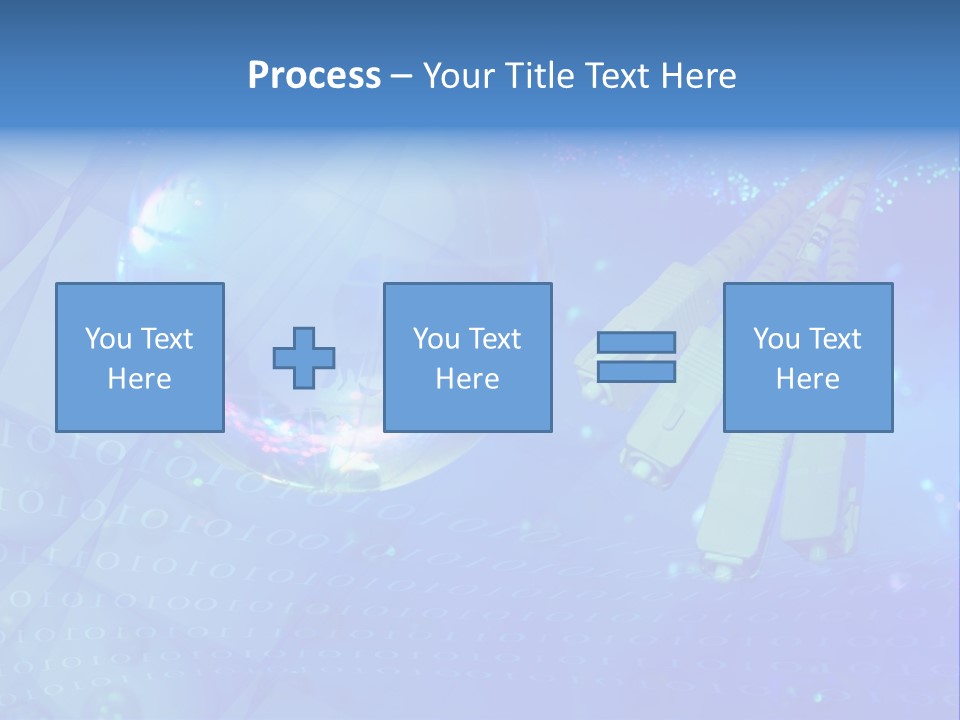 Communicate Optic Networking PowerPoint Template