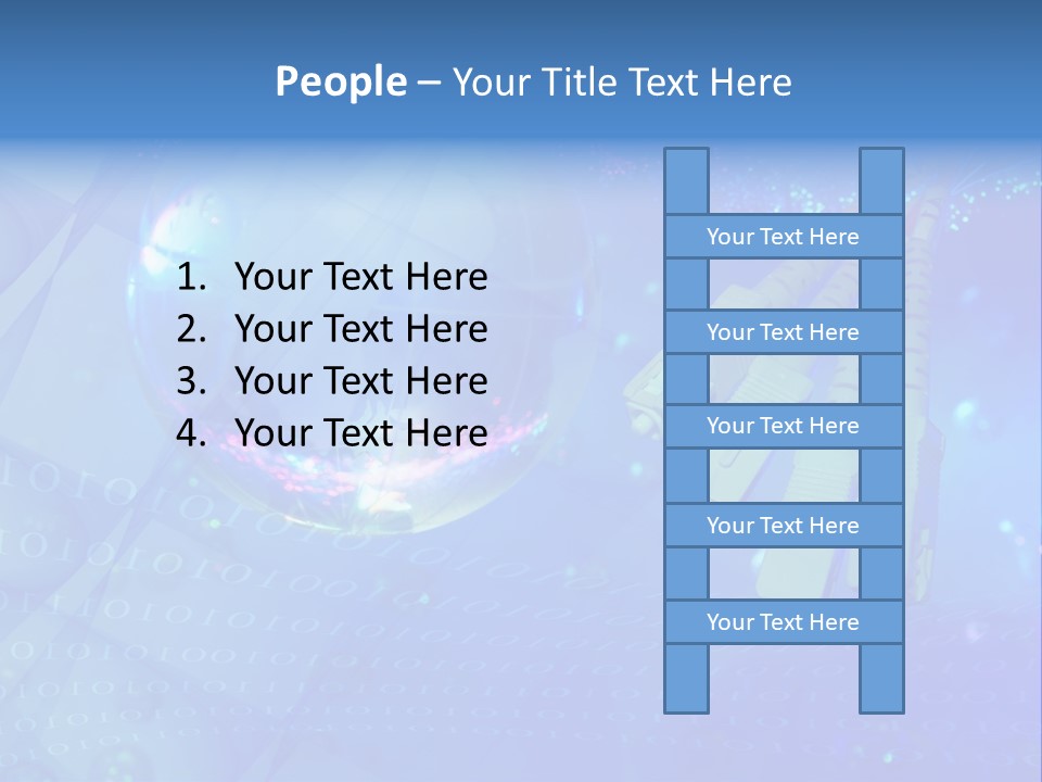 Communicate Optic Networking PowerPoint Template