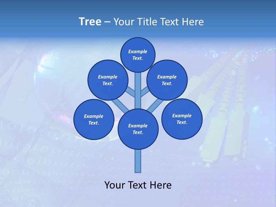 Communicate Optic Networking PowerPoint Template