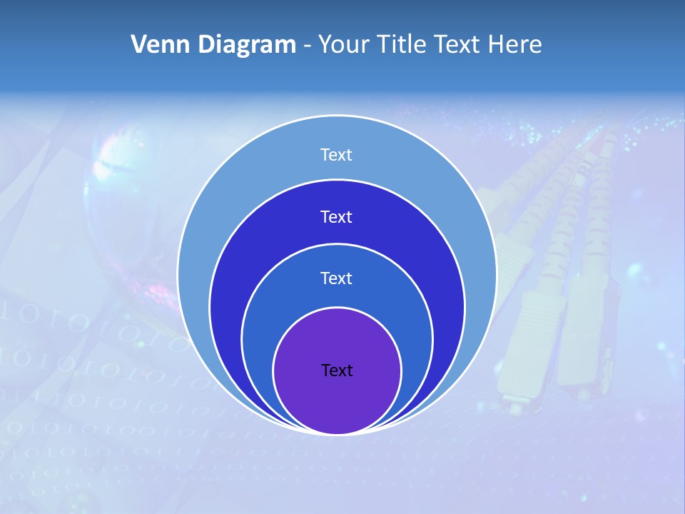 Communicate Optic Networking PowerPoint Template