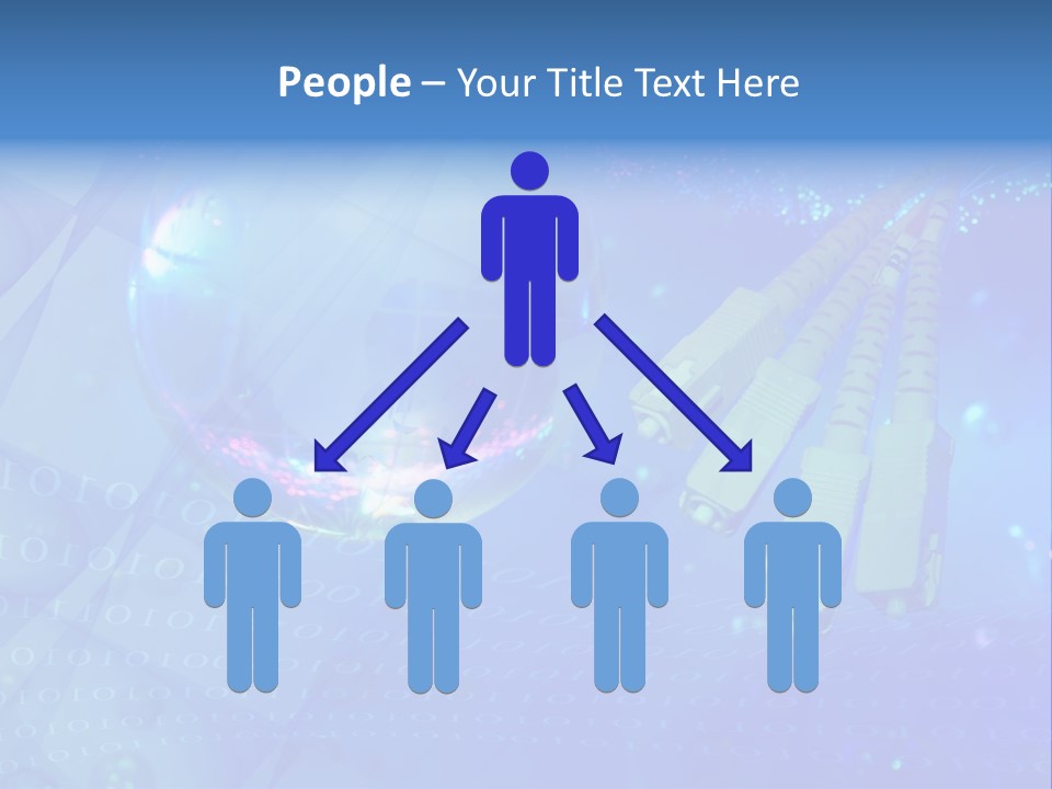 Communicate Optic Networking PowerPoint Template