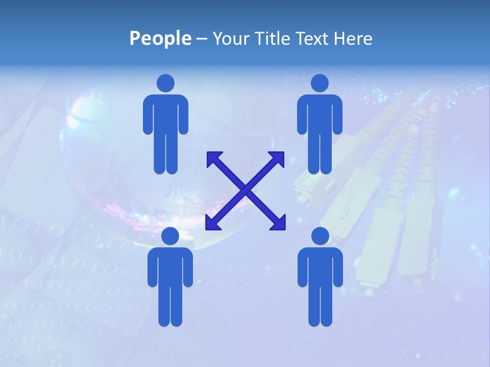Communicate Optic Networking PowerPoint Template