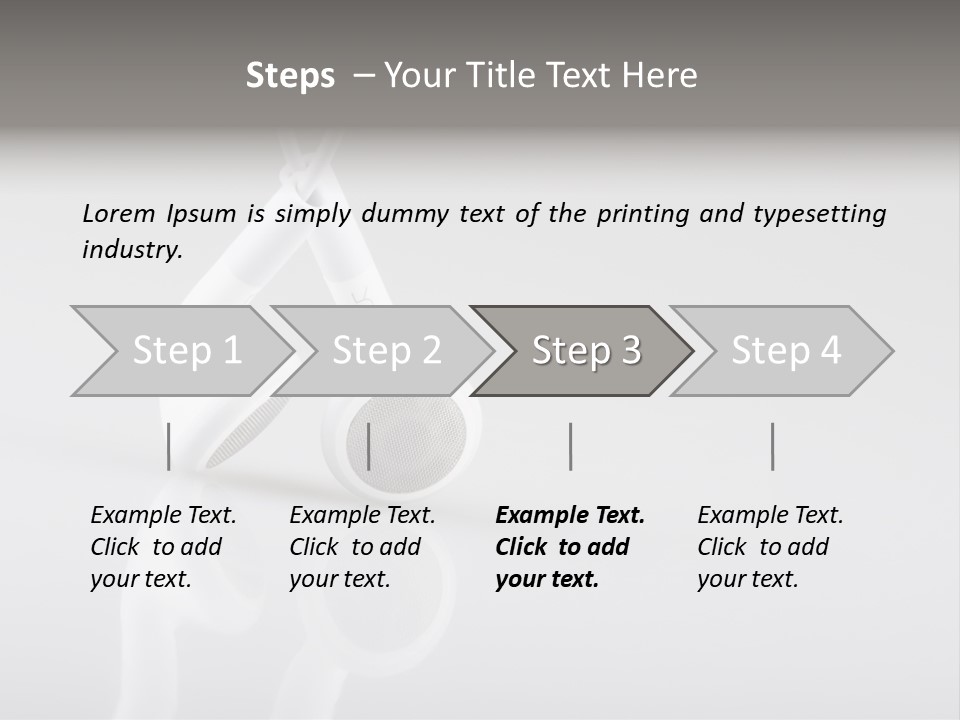 Entertainment Stereo Idea PowerPoint Template