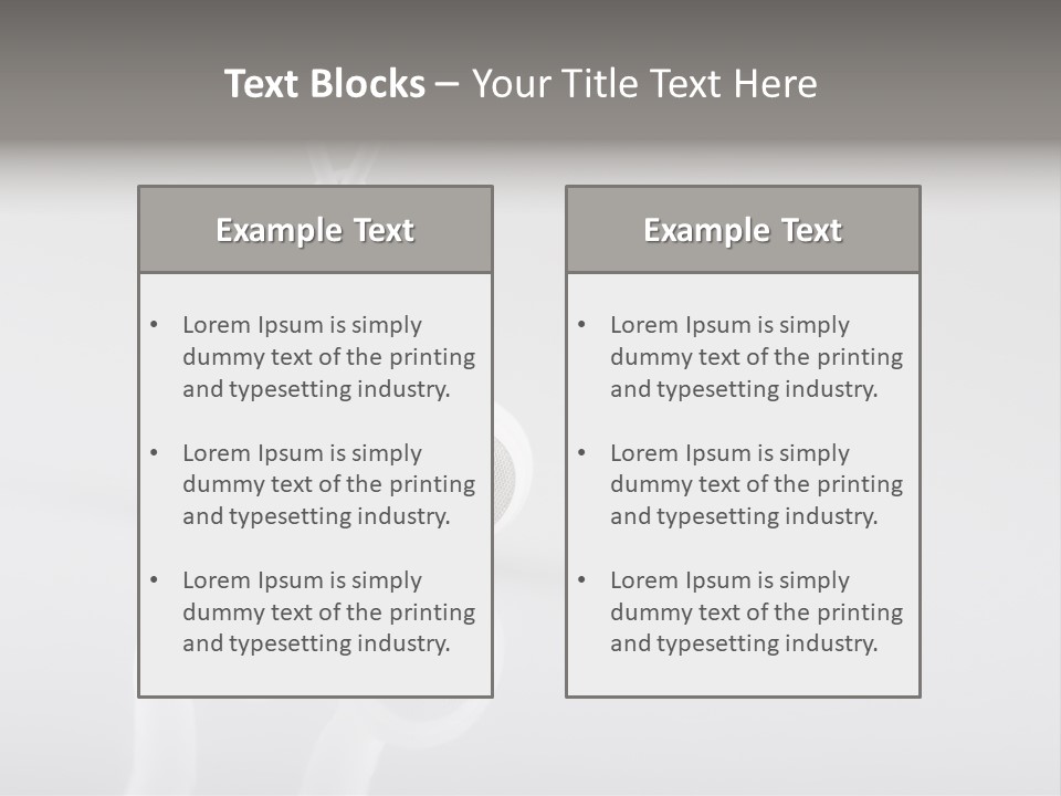 Entertainment Stereo Idea PowerPoint Template