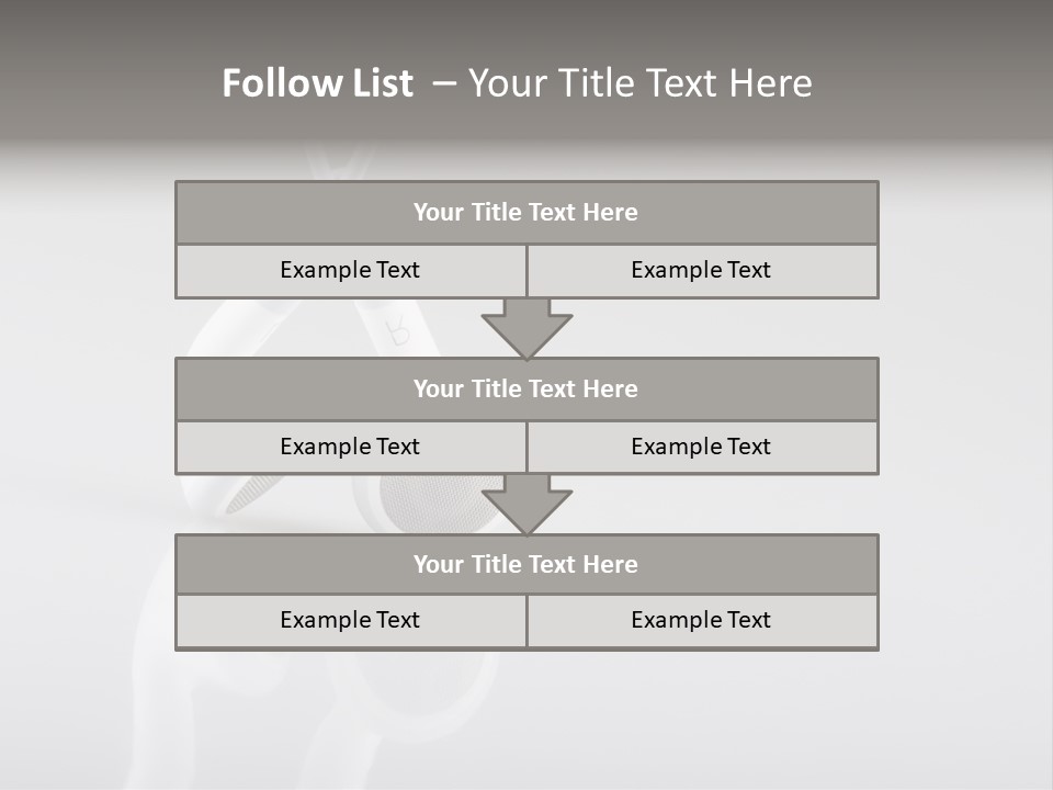 Entertainment Stereo Idea PowerPoint Template