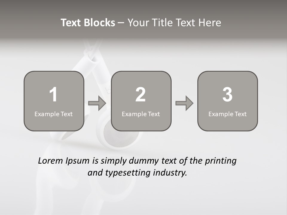 Entertainment Stereo Idea PowerPoint Template